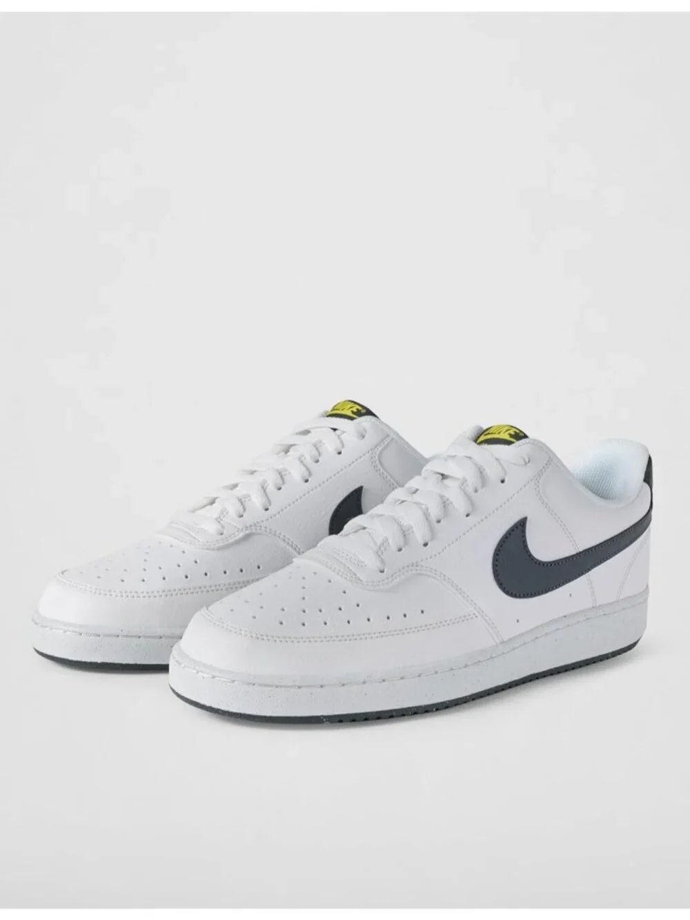 Nike Men's White Grey Court Vision Low Next Nature Classic Stylish Sneakers
